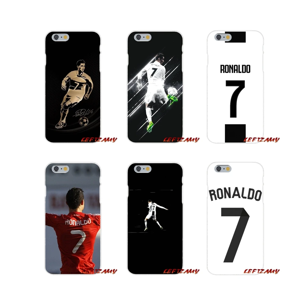 Для iPhone X XR XS MAX 4 4s 5 5S 5C SE 6 S 7 8 Plus cool Cristiano Ronaldo аксессуары чехлы для телефонов |