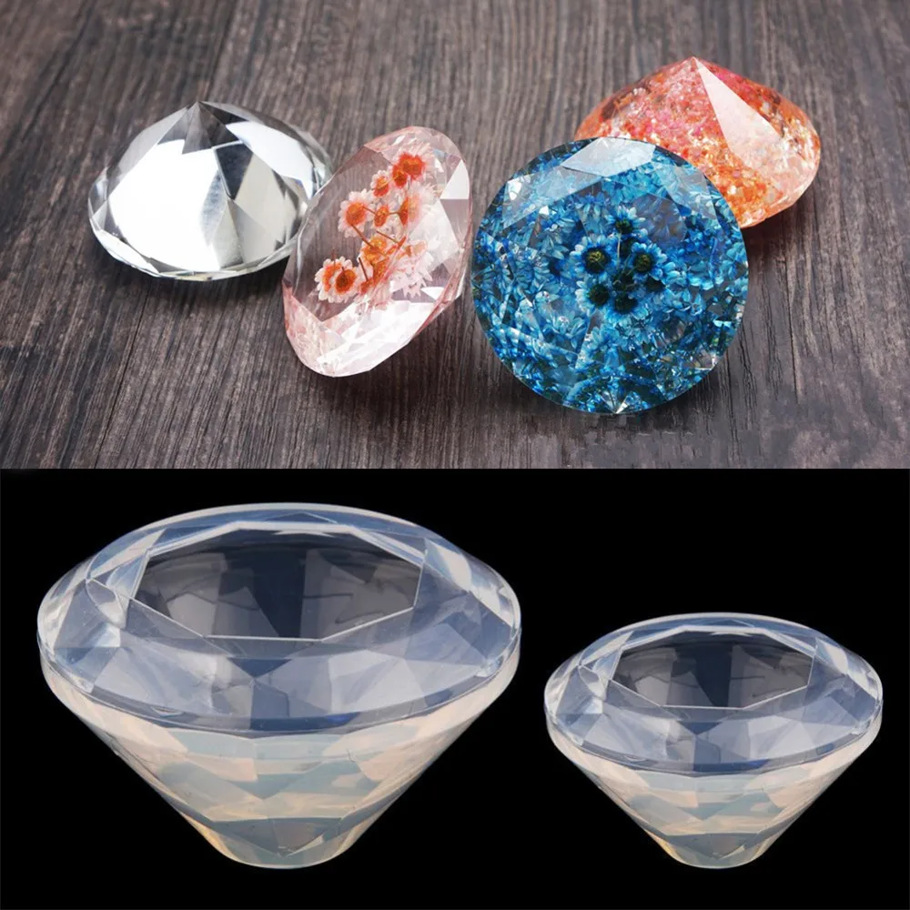 3D Алмазная форма эпоксидная смола DIY ожерелье кулон инструменты ручные
