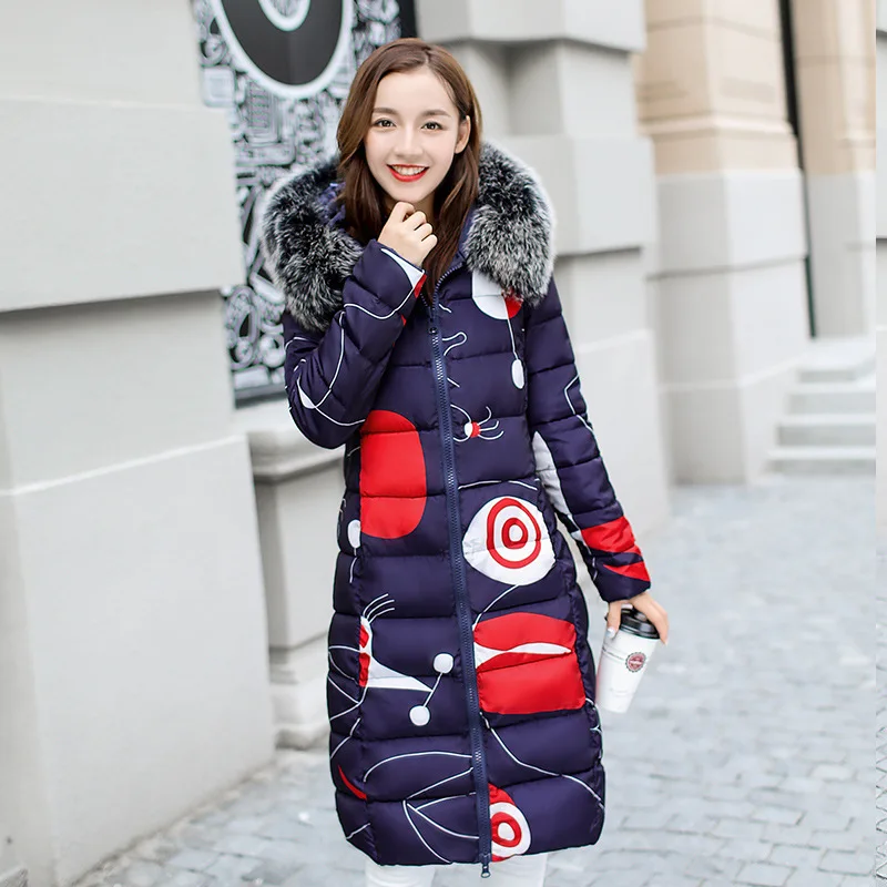 KUYOMENS High Quality Women Winter Jacket Hooded Long Warm