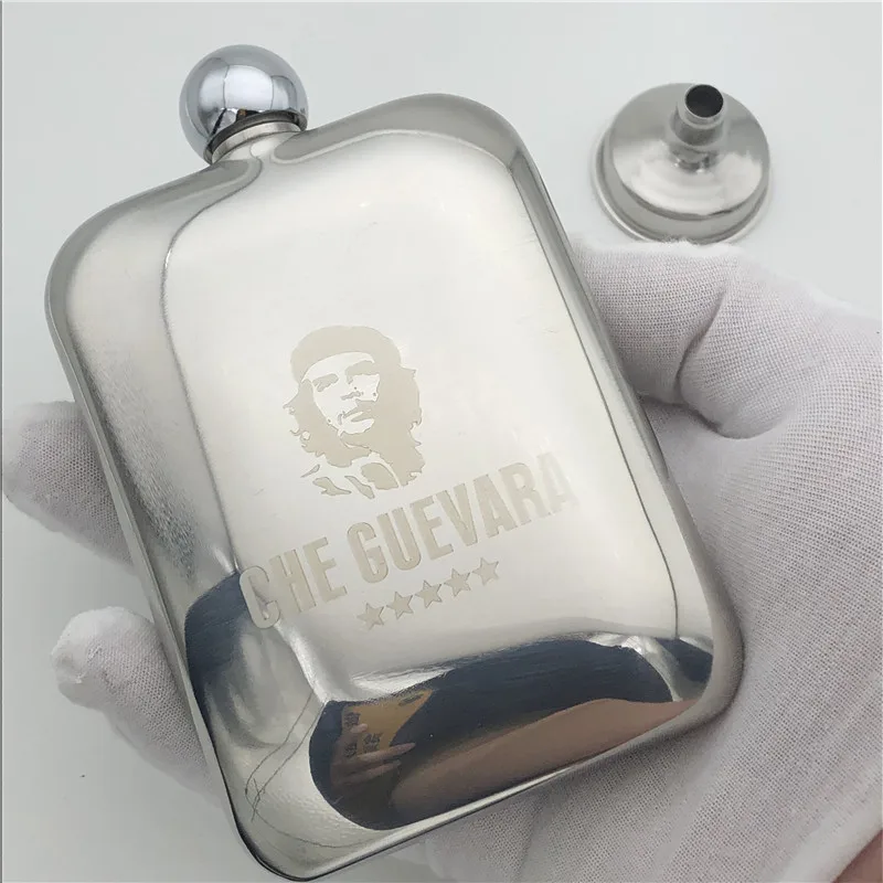 

Che Guevara 6 Ounce Hip Flask 304 Stainless Steel 170ml Flask Alcohol Flagon Bottle for Whiskey Vodka Che Guevara