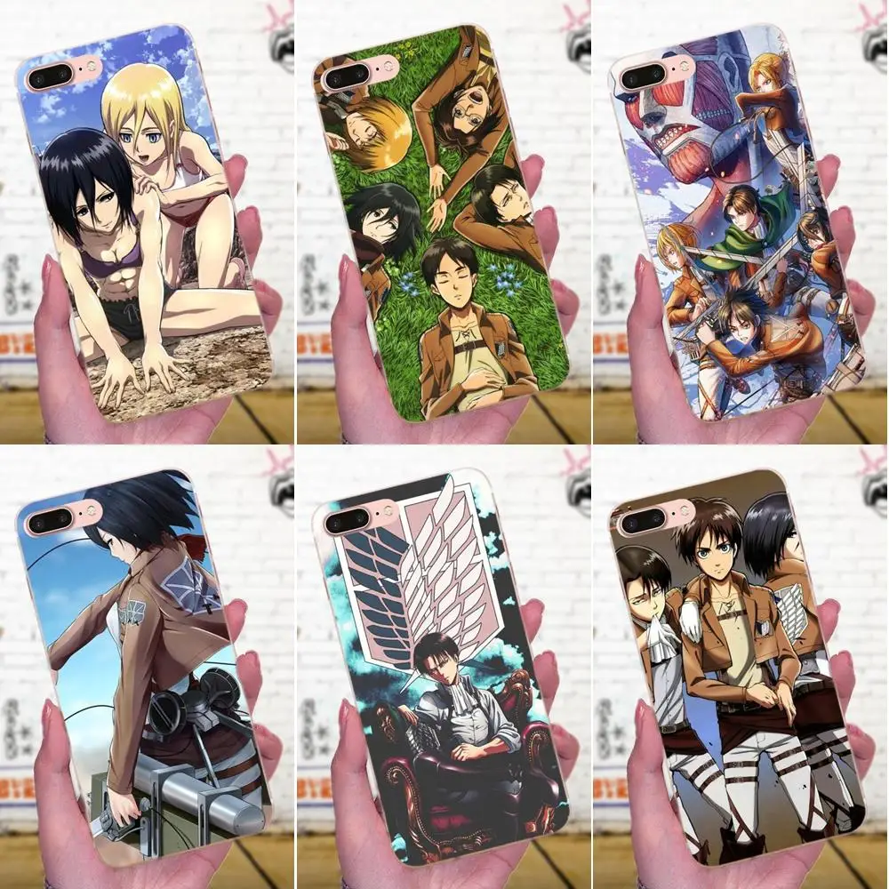 Аниме атака на Титанов Eren Levi Mikasa для LG G4 G5 G6 K4 K7 K8 K10 2017 V10 V20 V30 Stylus Nexus 5 5X G2 G3 mini spirit |