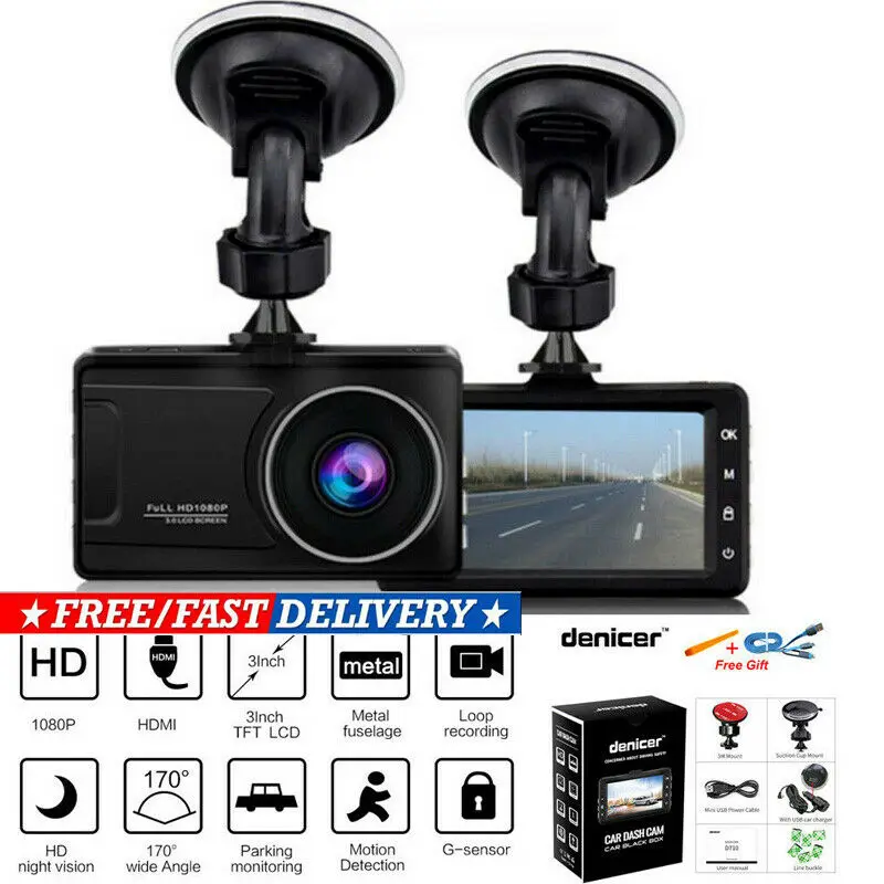 M10T HD 3''1080P Видеорегистраторы для автомобилей Видео Регистраторы Камера HD Ночное Видение G-Сенсор Dash Cam мини Камера 3E15