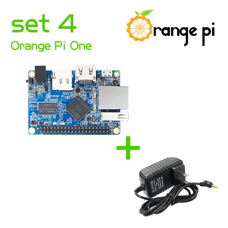 Оранжевый Pi One SET4: OPi One+ блок питания