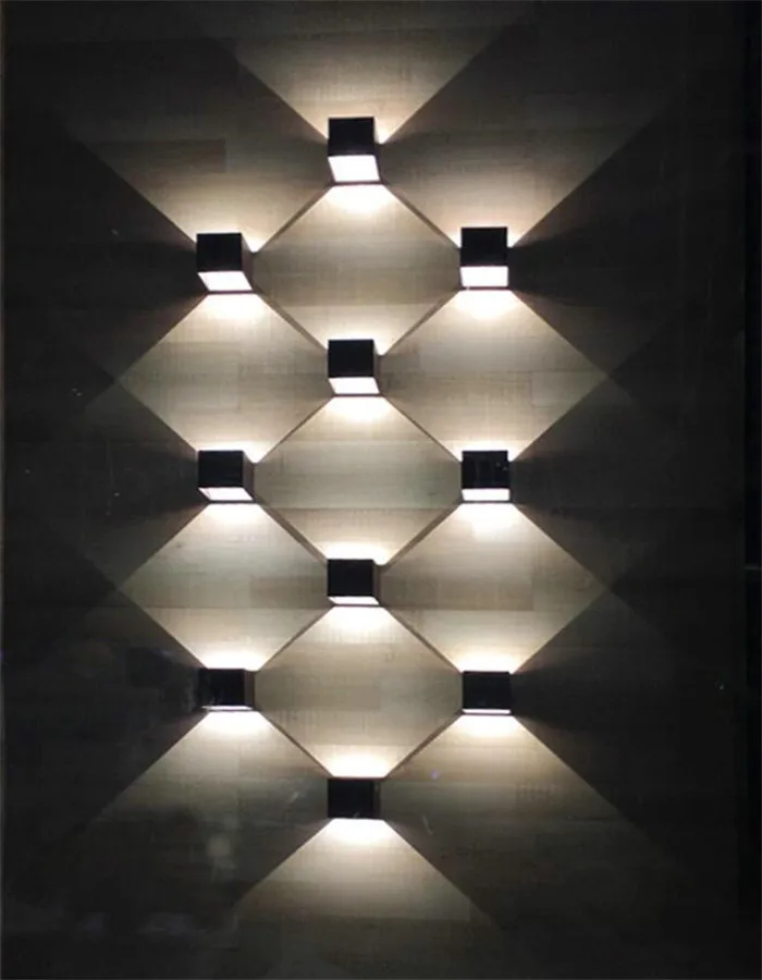 para Cima - para Baixo à Prova Conduziu a Lâmpada do Caminho da Varanda do Jardim Ângulo de Feixe Ajustável ao ar Luz de Montagem da Parede Dwaterproof Água Livre Interna 12 w 9 Cheap outdoor lighting