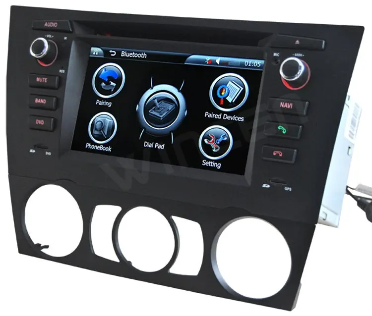Cheap 6.2" Car DVD GPS Player for Manual BMW E90/91/92/93 with 3D Menu multi-languages High Quality Free Shipping+Free Card with Map 1