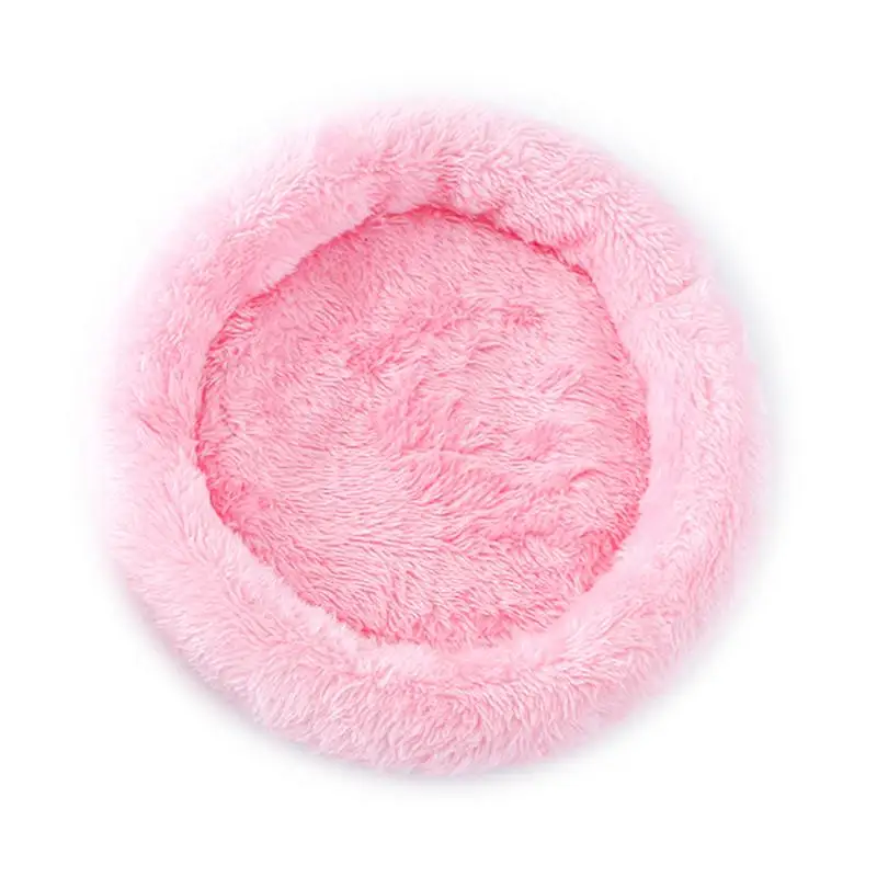 Новое маленькое животное Гвинея кровать хомяка дом зима теплая белка Ежик кролик лежбище шиншиллы коврик дом гнездо хомяк аксессуары - Цвет: Розовый