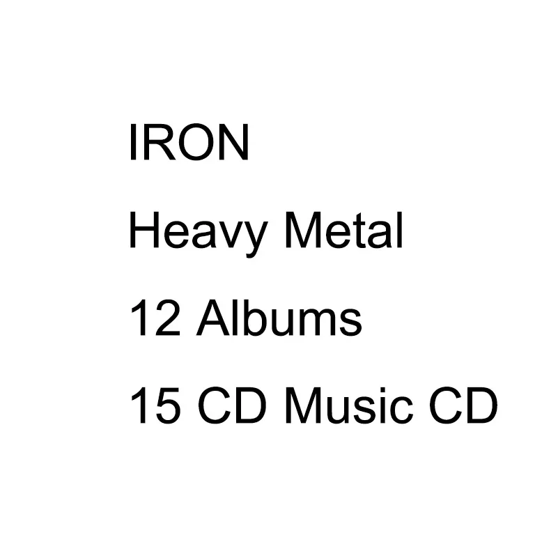 

IRON Heavy Metal Complete 12 Albums 15 CD Full Box Set Chinese Factory Sealed Version Heavy Metal CD