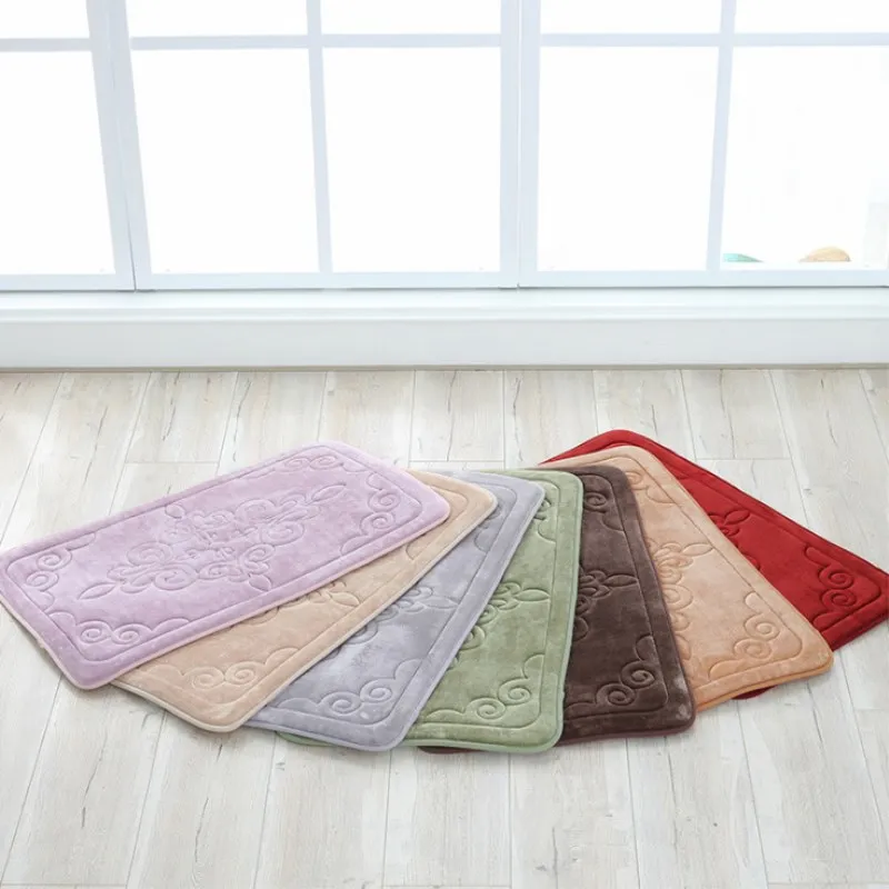  Modern Minimalist Cashmere Bathroom Mat Home Living Room Carpet Mats Into The Door Bathroom Bathroo