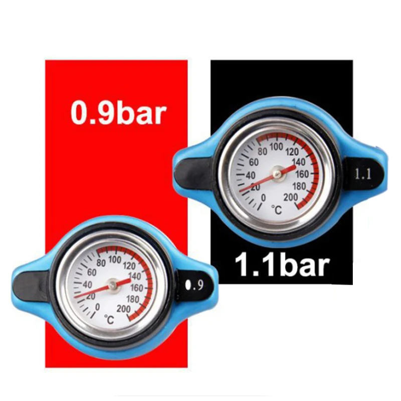 Автомобильные аксессуары крышка водяного бака с метром может измерить температуру крышка водяного бака универсальное Давление Большой Hea
