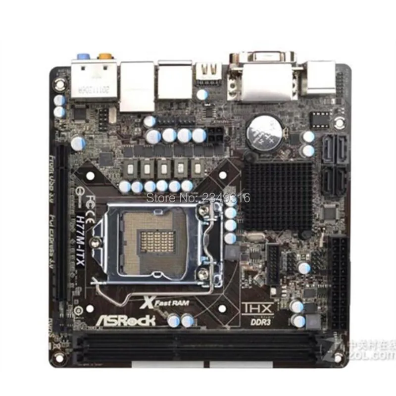 

MINI-ITX ITX HTPC For ASRock H77M-ITX Original Used Desktop 1155 Motherboard H77 Socket LGA1155 DDR3 SATA3 USB3.0