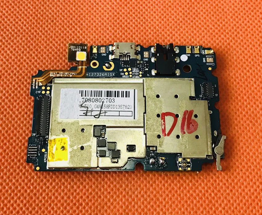 Б/у оригинальная материнская плата 2G ram+ 16G rom материнская плата для UMIDIGI UMI G MTK6737 quad core 5,0 дюймов HD