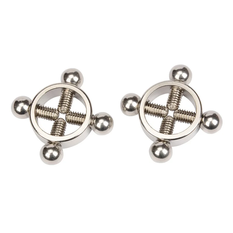 Adjustable Breast Nipple Clamps Clips Female Sex Toys Stainless Metal Bdsm Bondage Restraints Sexy Fetisch Lingerie for Couples