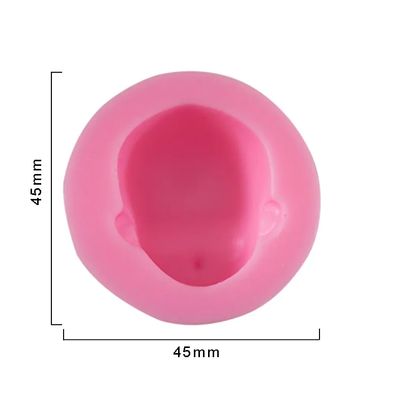 1 шт лицо силиконовая форма для торта помадка форма для украшения торта инструменты форма для шоколадной мастики CK-SM-021