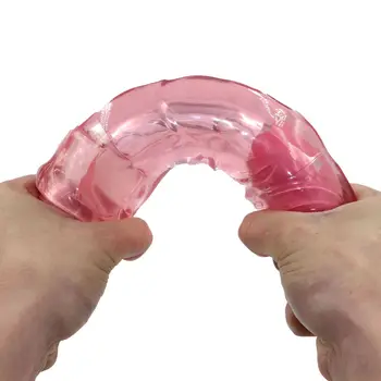 YEMA Big Thick Dildo Vibrator Jelly Vibrating Cock Realistic Huge Penis G-spot Sex Toys for Woman Female Masturbator 5