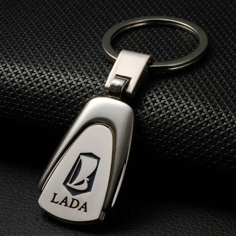 Metal Fashion Car Lada Logo Key Chain Car Keychain Auto Key Ring Holder Accessories Car Styling for Lada Granta Kalina