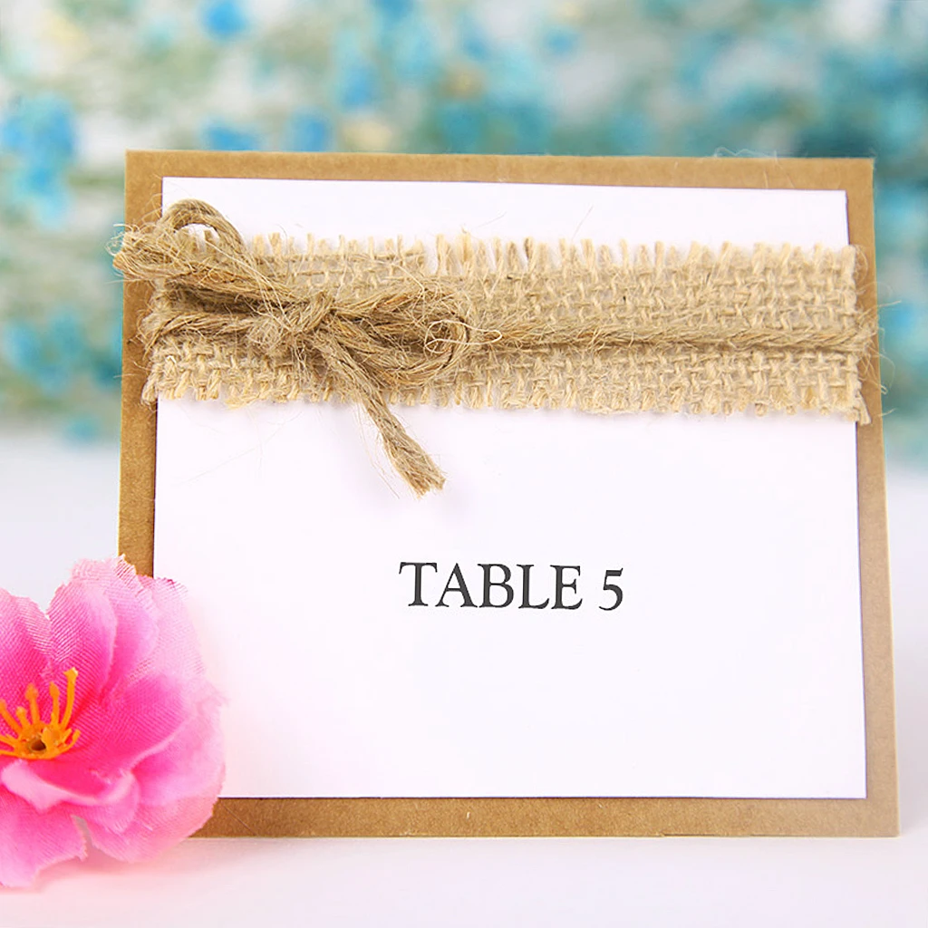 10 Table Place Name Setting Cards Wedding Day Party Birthday Dinner Event