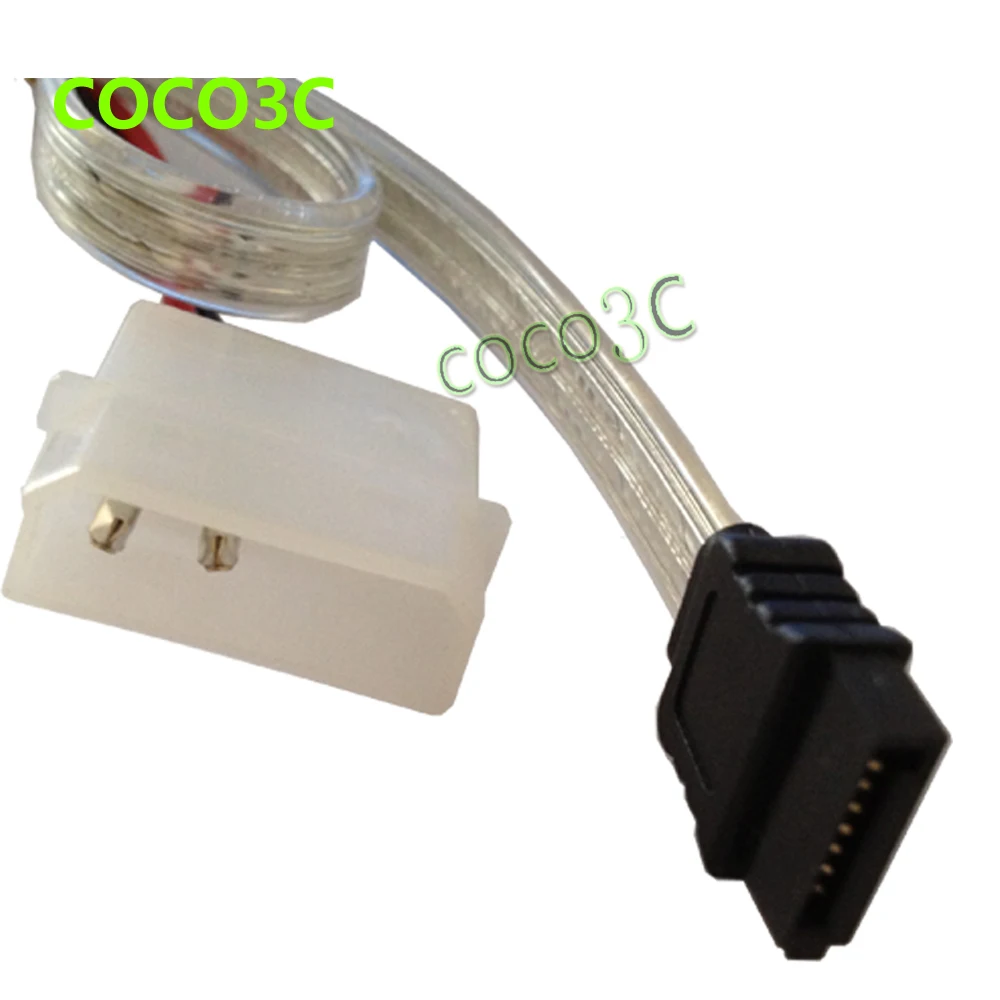 0.5 متر 13pin سليم خط SATA الذكور مرن محرك ميناء إلى 7 دبوس SATA الإناث ميناء كابل CD-OM بيانات خط