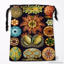 Изготовленные на заказ сумки Haeckel с морской раковиной на шнурке для путешествий, мини-сумка для плавания, походов, игрушек, размер 18x22 см#0412-04-24