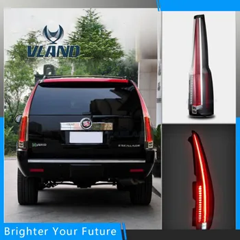 

2pcs LED Tail Lights Assembly Rear Lamp New For Cadillac Escalade ESV 2007 2008 2009 2010 2011 2012 2014
