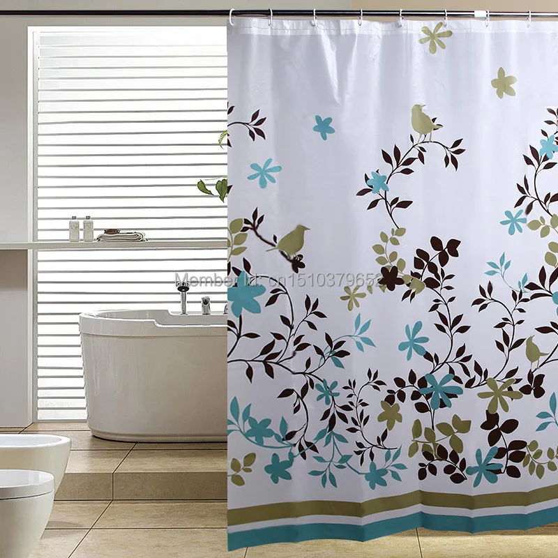 New Fashion PEVA Waterproof Anti mildew Thickening Shower Curtain Home