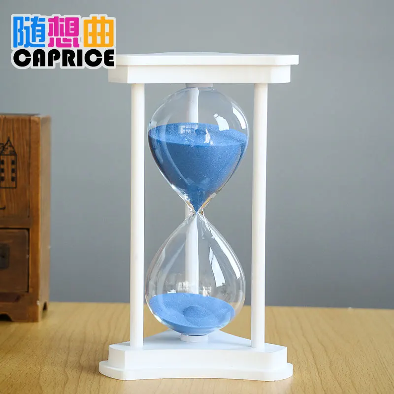 

The desk decoration ornaments Home Furnishing creative glass 45/60 minutes hourglass women to send birthday gift