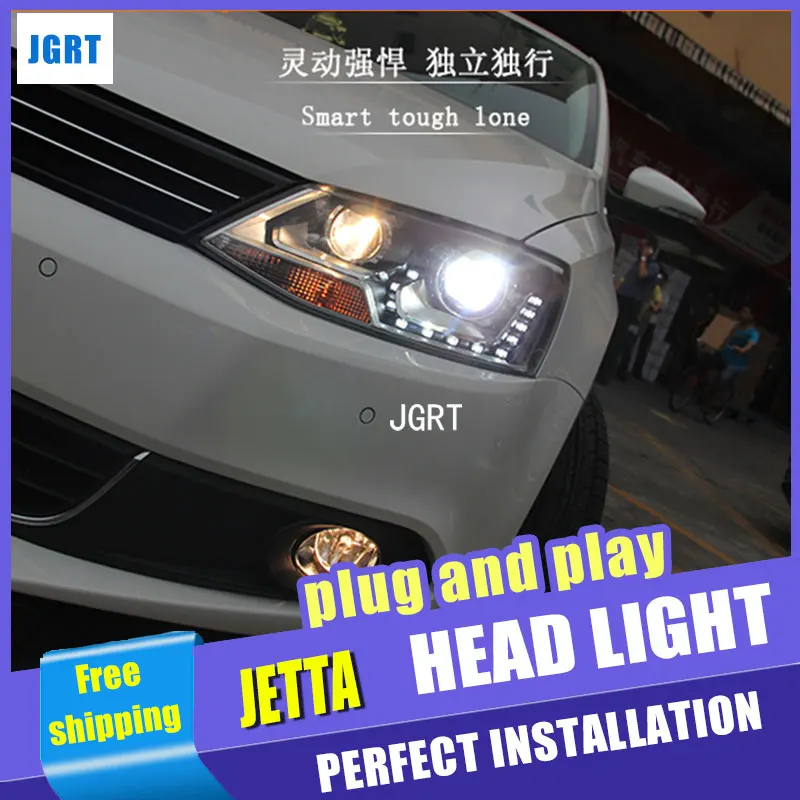Автомобильный Стайлинг для VW Jetta фар в сборе 2011 2014 MK6 светодиодный фонарь Volks Wagen new