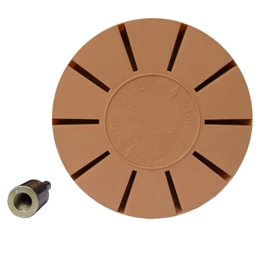 

Rubber Eraser Wheel & Drill Adapter For Removing Pinstripes Stickers Adhesive Vinyl Decals From Metal Glass Wood Fiberglass E23