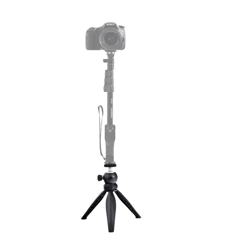 Fosoto FT-288 гибкий мини-штатив с держателем для телефона с шаровой головкой на 360 градусов для цифровых зеркальных камер GoPro монопод с видеокамерой