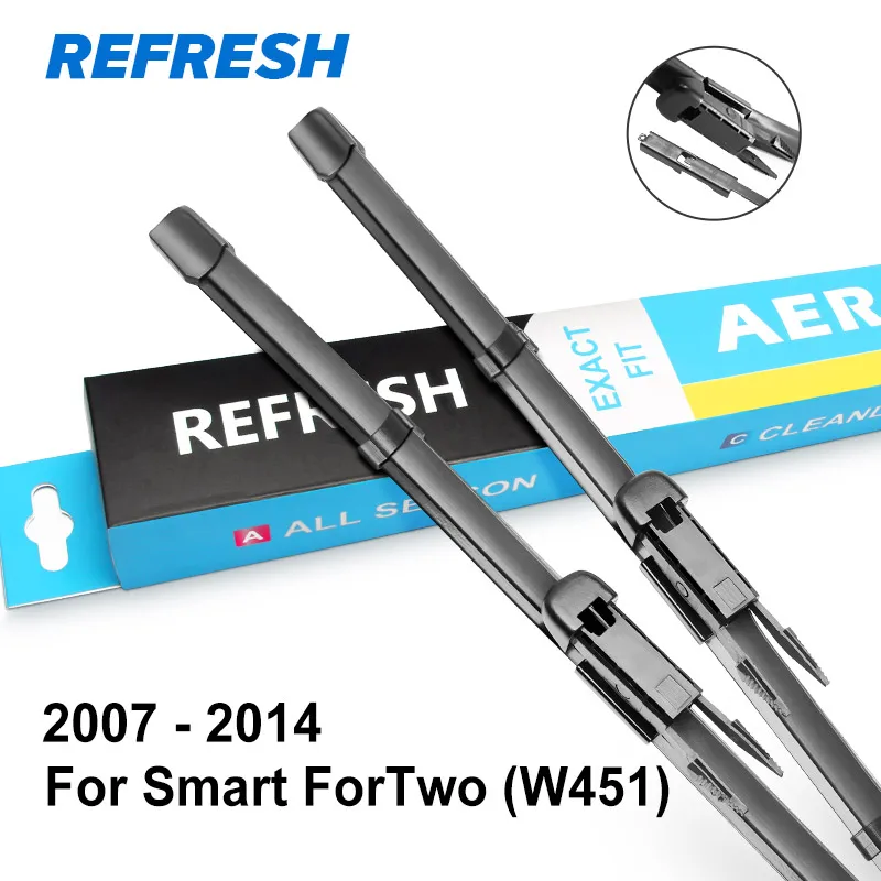 2007 - 2014 ( W451 ) REFRESH Щетки стеклоочистителя для Smart ForTwo W451 A453 Pinch Tab / Bayonet 2007 2008 2009 2010 2011 2012 2013 - Цвет: 2007 - 2014 ( W451 )