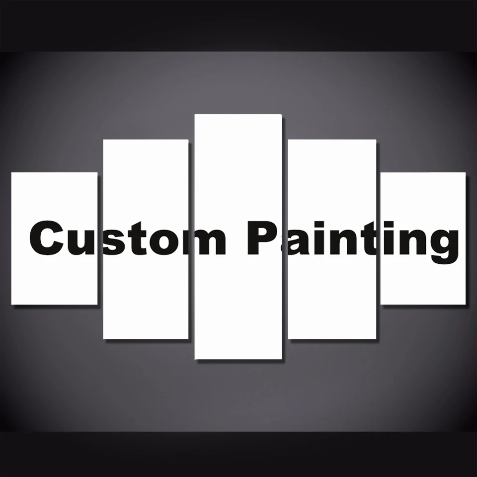 

5 Piece Wall Art Drop Shipping Customized Prints Painting Custom Made Canvas Picture Frame Modular Home Decor Quadro Poster