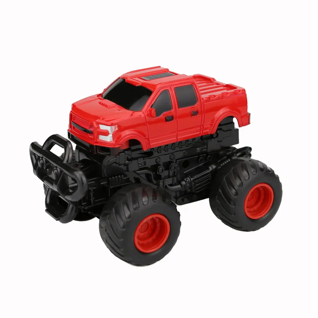 Мини-автомобиль детская игрушка Декор Детский мини-автомобиль тянуть назад Автомобили с большой шиной колеса творческие подарки для детей M1224
