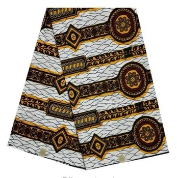 

New African Wax Print Fabric Wax Veritable Pagne Wax Fabric Tissus Pagne Veritable Wax Hot African Ankara Fabric For Dresses