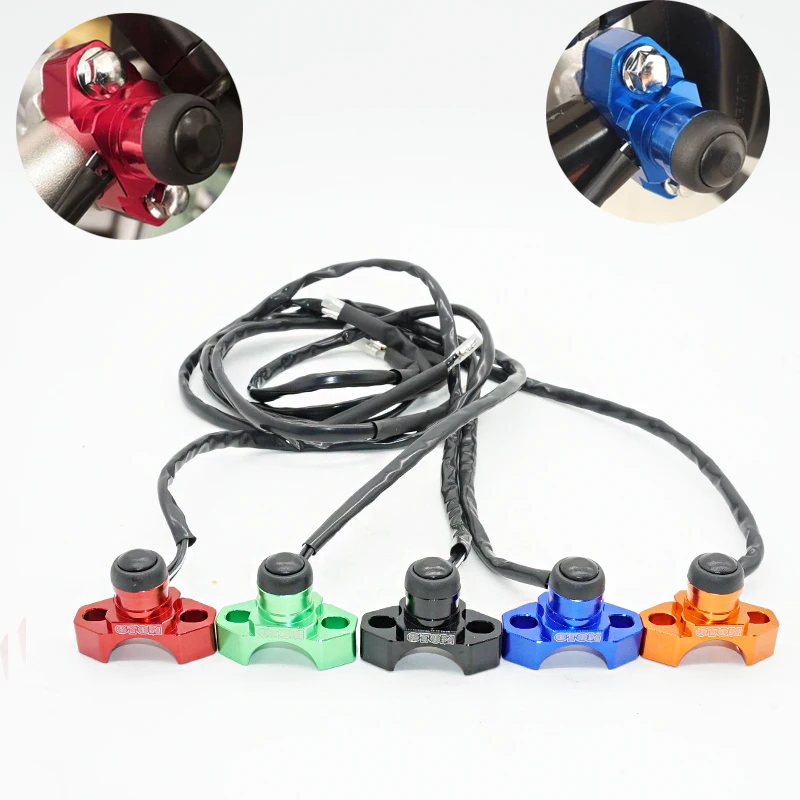 

Modified aluminum alloy motorcycle switch 22 mm handlebars universal separate start off button