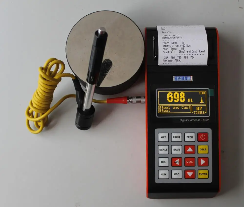 Цифровые тестеры твердости Leeb портативный тестер с принтером YHT400|hardness tester