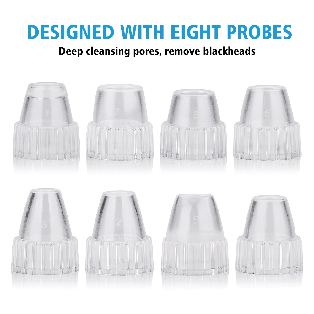 Face Pore Cleaner Blackhead Remover Vacuum Comedo Suction Diamond Dermabrasion Facial Cleaning Beauty Skin Care Machine 5