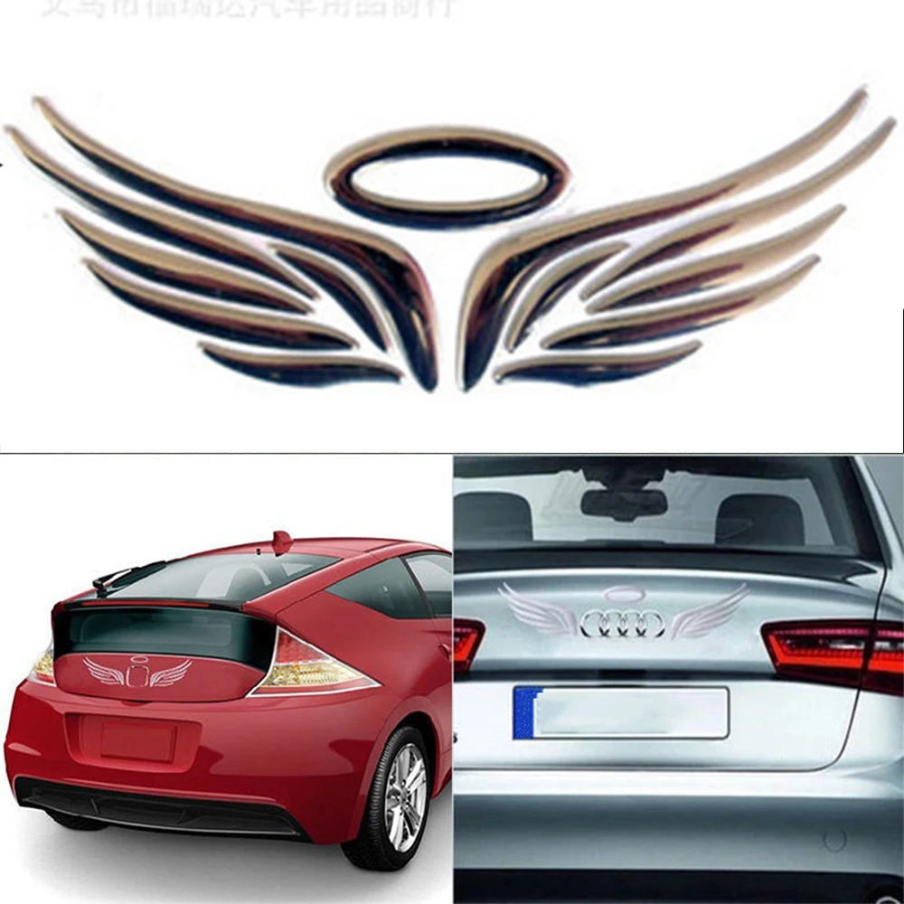 

1 PC 3D Angel Fairy Wings Car Stickers Auto Truck Logo Emblem Badge Decal Decoration Car Styling Tools Sticker Dropship Hot
