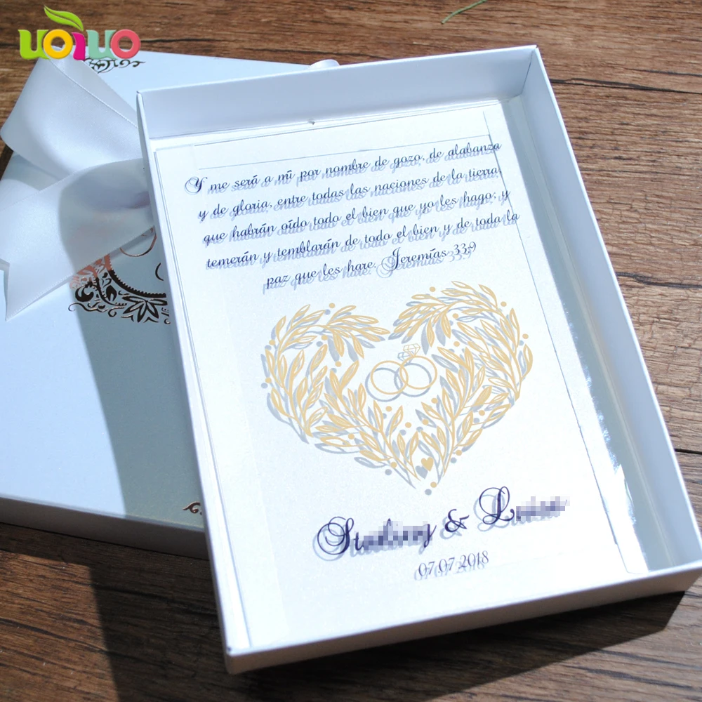 clear acrylic card with black and gold words printing elegant laser cut wedding invitations