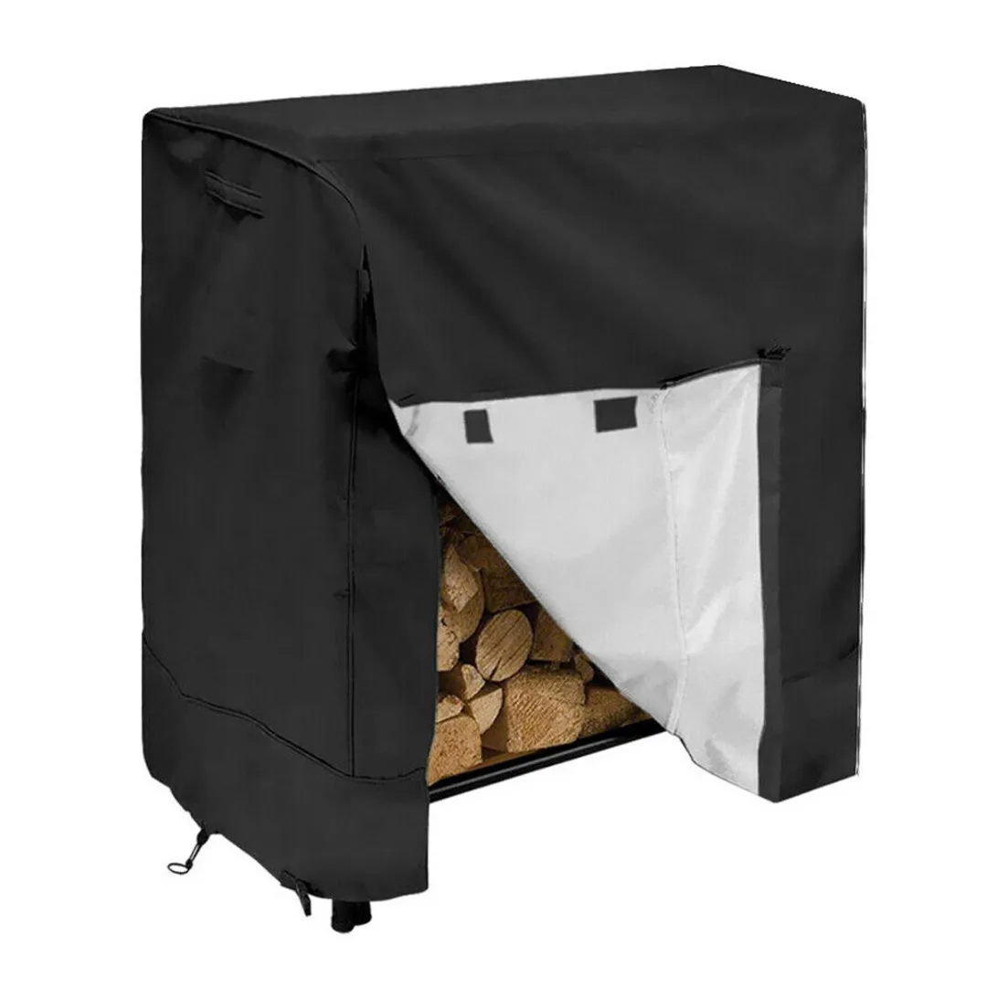 

Multipurpose Firewood Log Rack Cover Waterproof Dust Outdoor Wood Storage Bag Snow Protector Covers