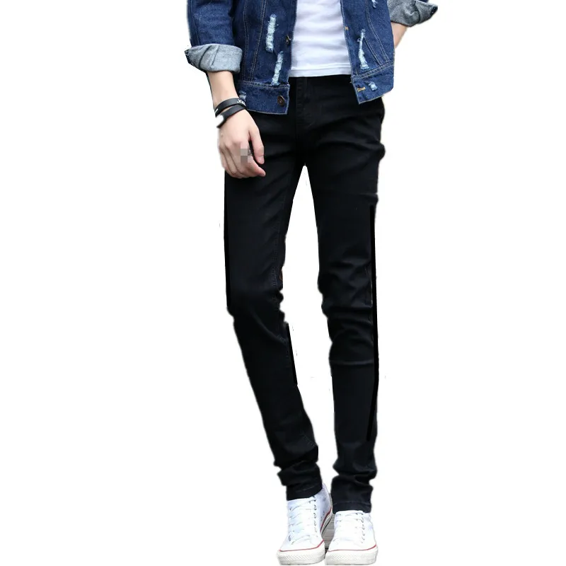 

Y2011-A1326 2018 spring autumn new zipper Korean version men fashion trend jeans cheap wholesale Factory direct sale