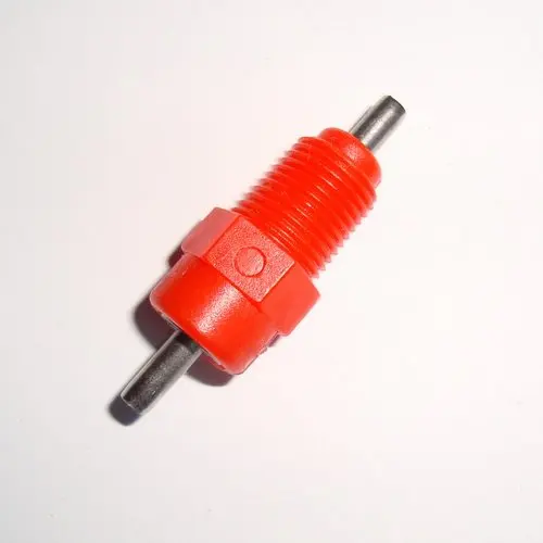 

100 pcs screw style poultry nipple chicken hen bird quail waterer drinker Material: POM Stainless