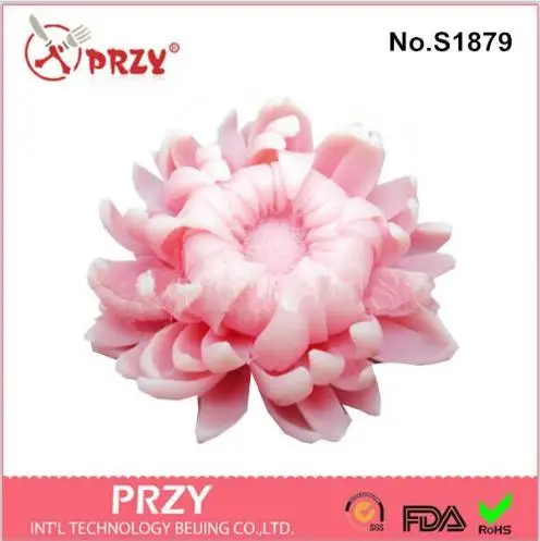 

3D soap silicone mold Chrysanthemum flower molds fondant cake decoration mold