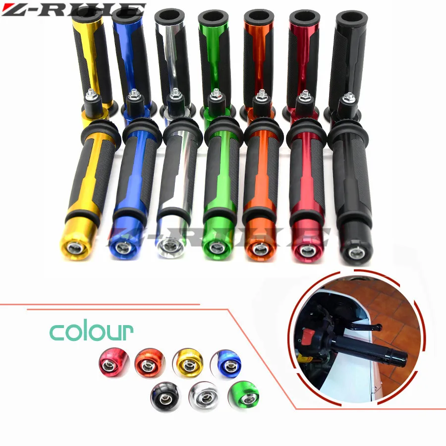 Motorcycle CNC handlebar Grips&ampends Suit for 22mm Handbar Kawasaki ZX6R ZX7R ZX10R ZX14R NINJA650R ER6N Z750 Z800 Z1000 | Автомобили и