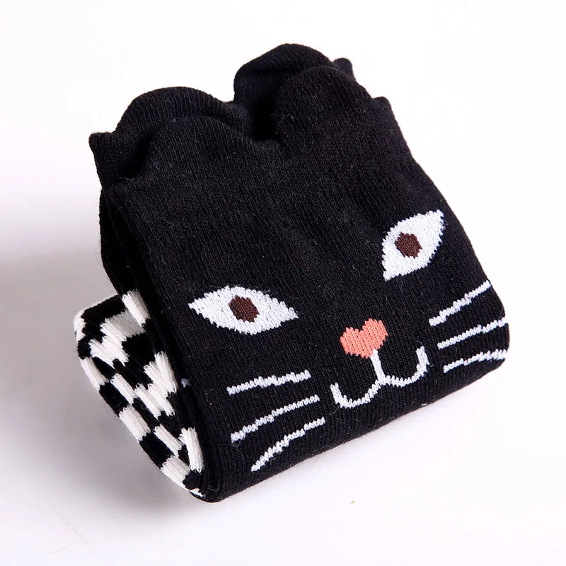 Girls Spring Autumn Tights Cartoon Cat Baby Girl Pantyhose Warm Knitted Cotton Cute Kids Stockings Baby Pantyhose Meia BB3111 (3)