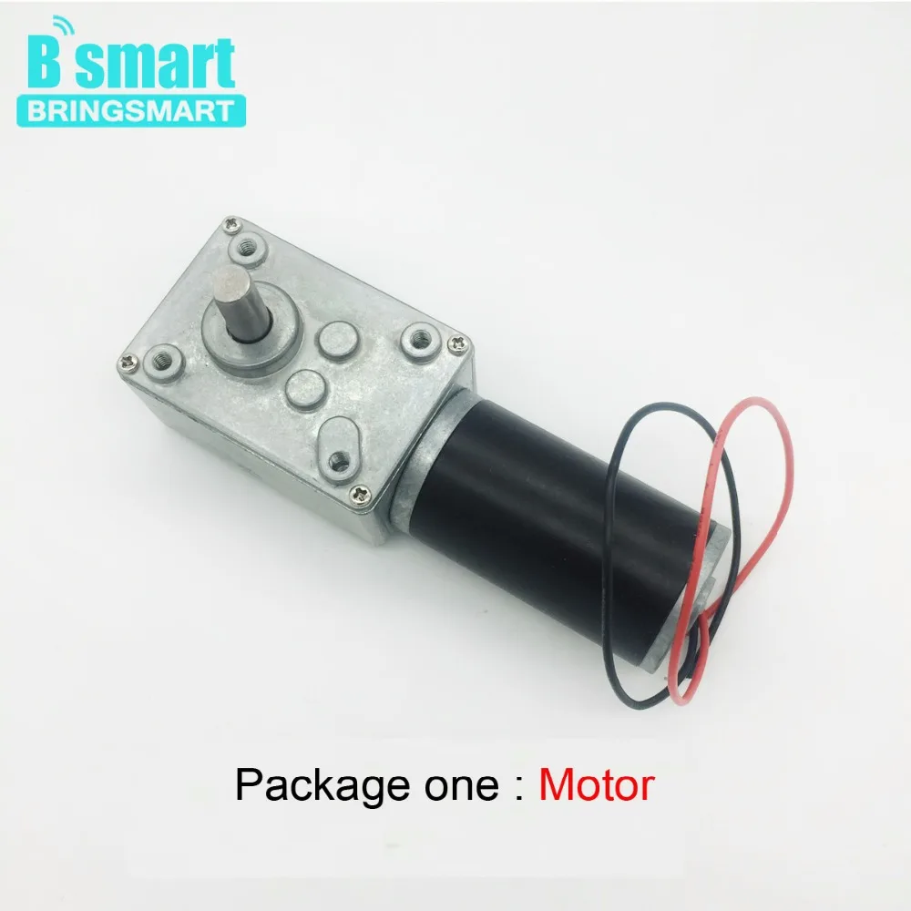 Bringsmart a58sw31zy электродвигатель 70kg. см DC червь мотор Двигатель 12 В 24 электро мини
