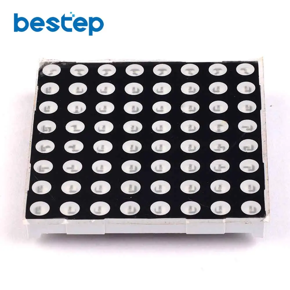 

1PCS 5mm Lattice 8 * 8 LED Dot Matrix Digital Tube Module 5 mm Red Highlighted Red 60 * 60 mm Common Anode