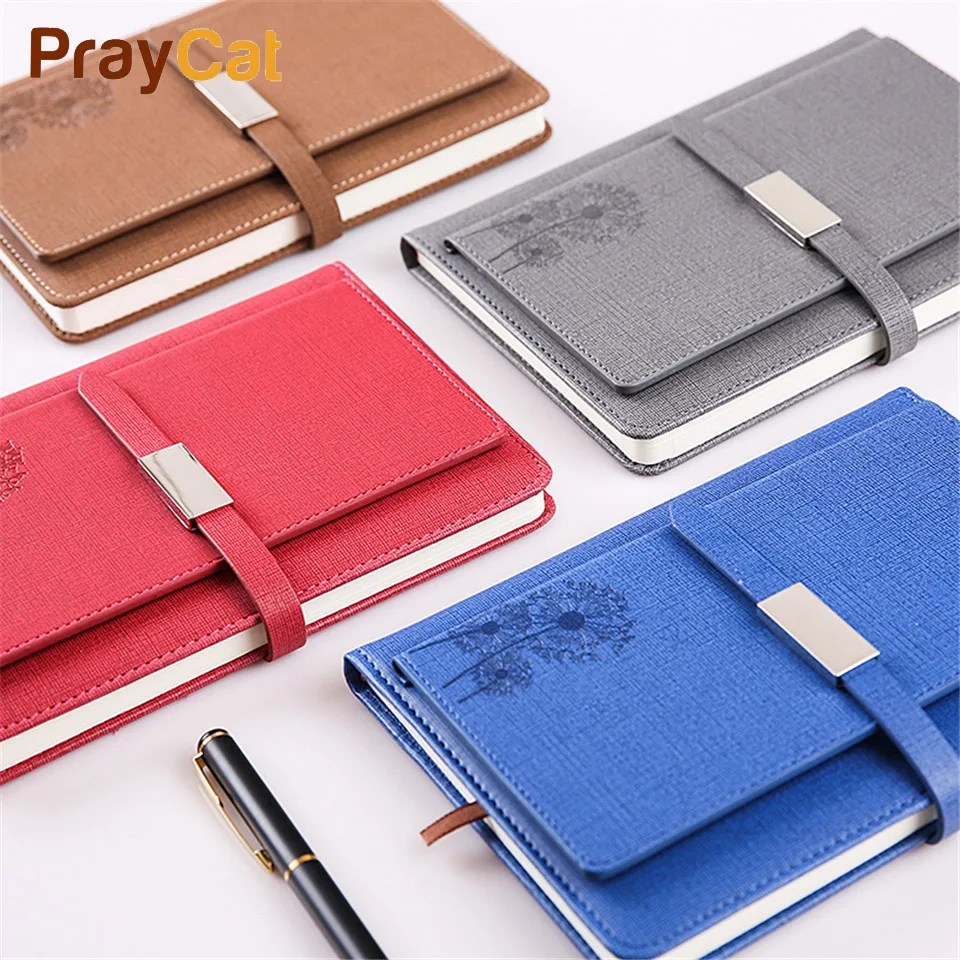 

Notebook Business Diary Vintage Office Leather Note book Agenda Organizer Planner Notepad Office Stationery Custom Logo