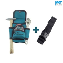 1 шт. синий 19x12.5 см Ткань Оксфорд Прочный Водонепроницаемый Инструменты Контейнер хранения мешок талии с поясом, электрические Инструменты сумка