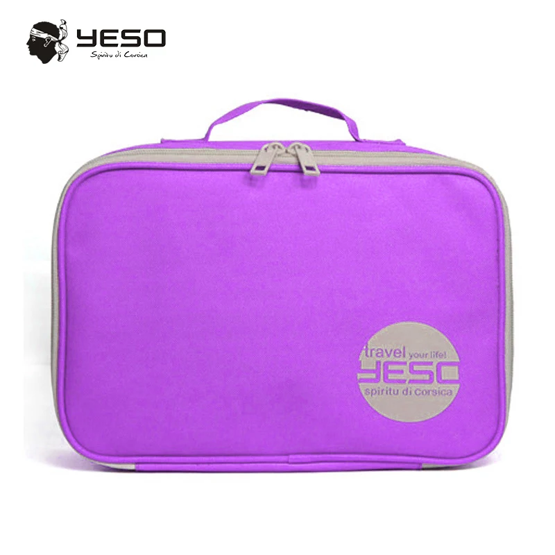 YESO сумки для обуви удобные дорожные сумки из полиэстера нейлоновые 7 цветов портативные сумки-органайзеры многофункциональные сумки для обуви - Цвет: purple