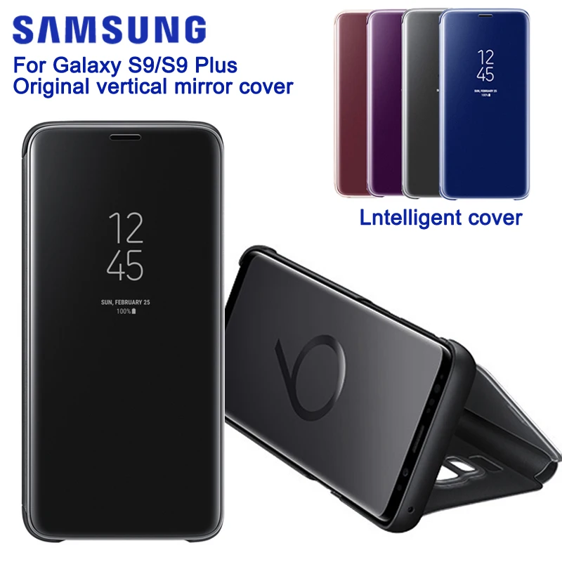 SAMSUNG Original Mirro Cover Clear View Phone Case For Samsung GALAXY S9 G9600 S9 Plus G9650