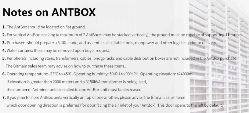 Подгонянный битмейн AntMiner передвижной Горной Фермы AntBox